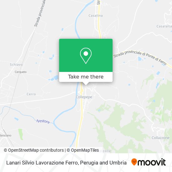 Lanari Silvio Lavorazione Ferro map