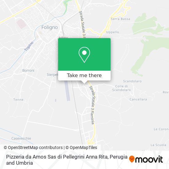 Pizzeria da Amos Sas di Pellegrini Anna Rita map