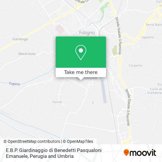 E.B.P. Giardinaggio di Benedetti Pasqualoni Emanuele map