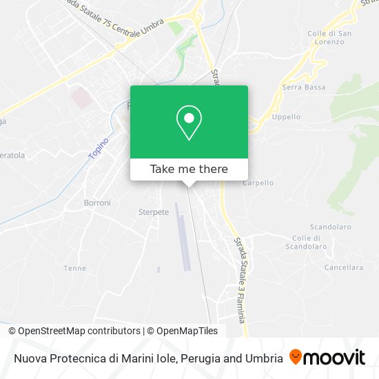 Nuova Protecnica di Marini Iole map