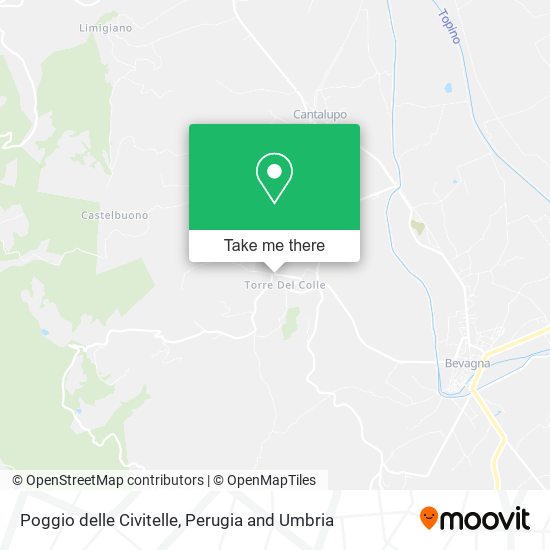 Poggio delle Civitelle map