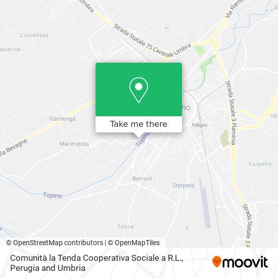 Comunità la Tenda Cooperativa Sociale a R.L. map