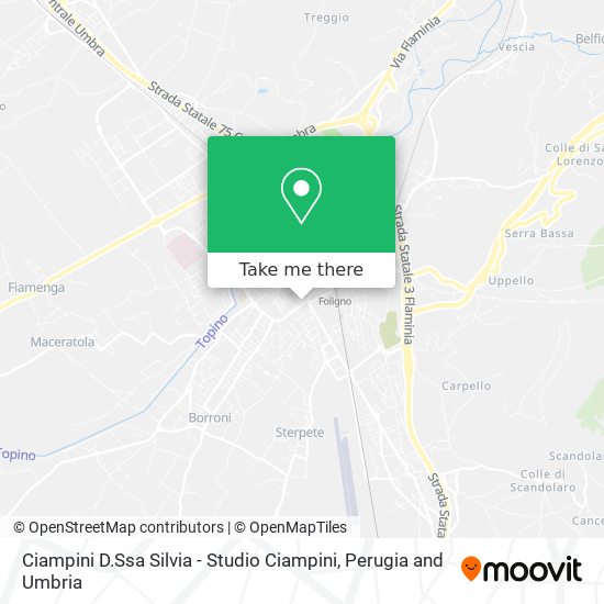 Ciampini D.Ssa Silvia - Studio Ciampini map