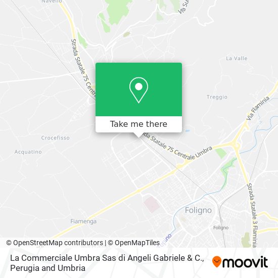 La Commerciale Umbra Sas di Angeli Gabriele & C. map