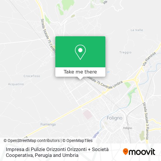 Impresa di Pulizie Orizzonti Orizzonti + Società Cooperativa map