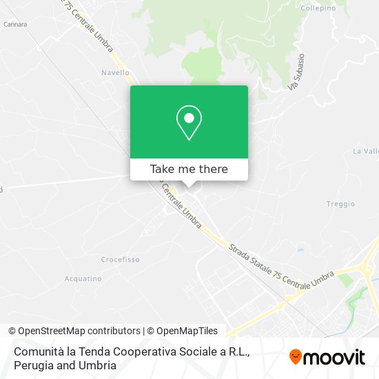 Comunità la Tenda Cooperativa Sociale a R.L. map