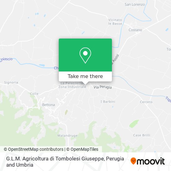 G.L.M. Agricoltura di Tombolesi Giuseppe map