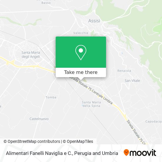 Alimentari Fanelli Naviglia e C. map