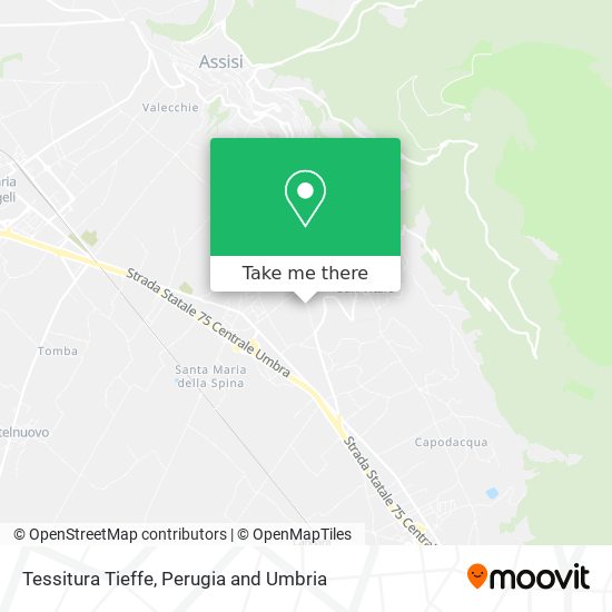 Tessitura Tieffe map