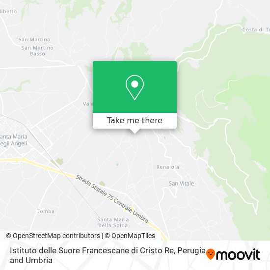 Istituto delle Suore Francescane di Cristo Re map