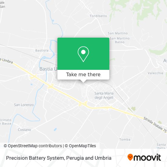 Precision Battery System map