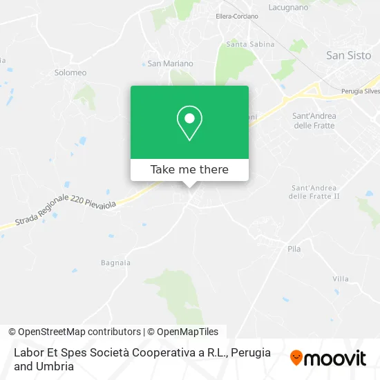 Labor Et Spes Società Cooperativa a R.L. map