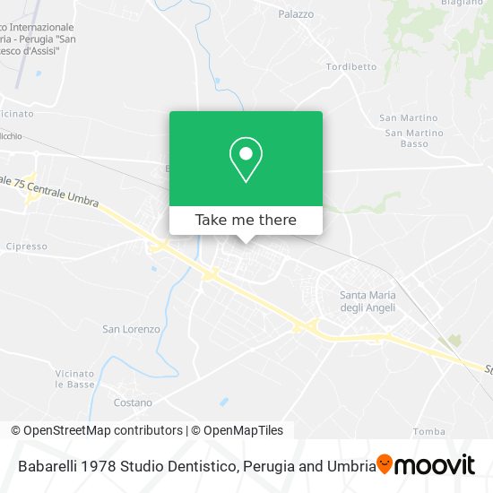 Babarelli 1978 Studio Dentistico map