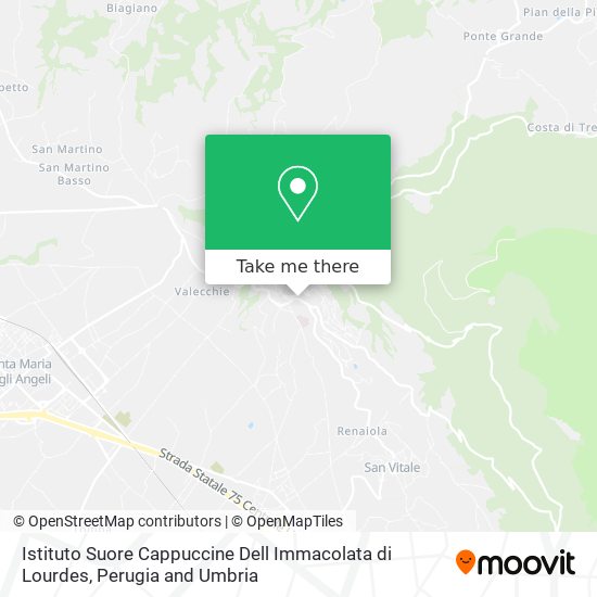 Istituto Suore Cappuccine Dell Immacolata di Lourdes map