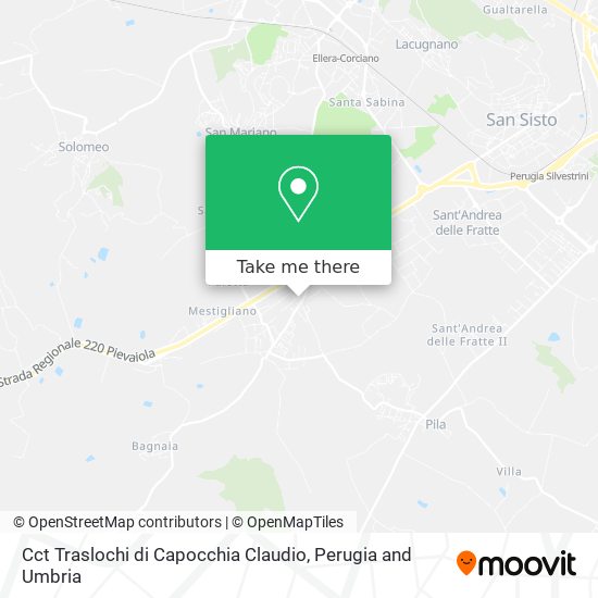 Cct Traslochi di Capocchia Claudio map