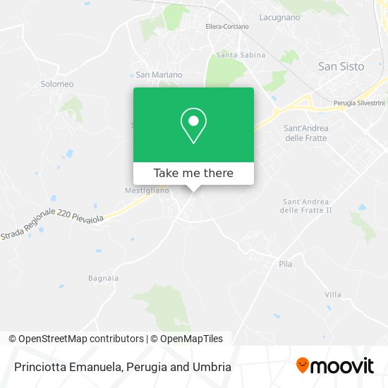 Princiotta Emanuela map