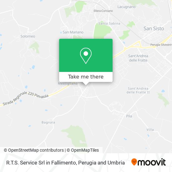R.T.S. Service Srl in Fallimento map