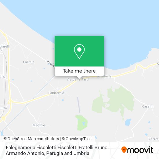 Falegnameria Fiscaletti Fiscaletti Fratelli Bruno Armando Antonio map