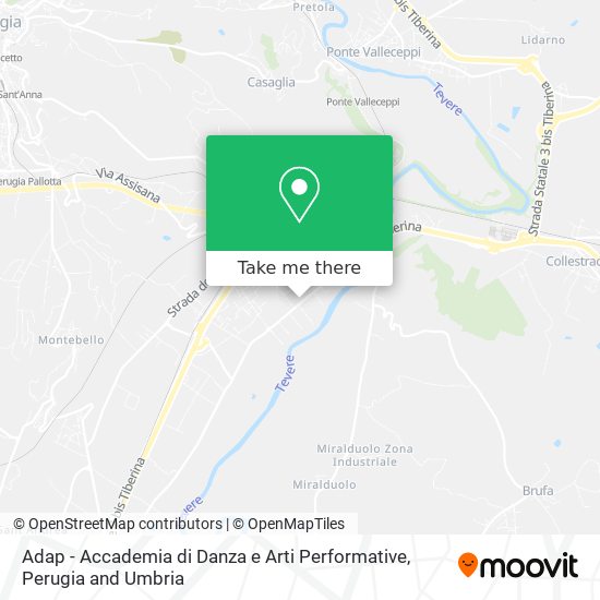 Adap - Accademia di Danza e Arti Performative map