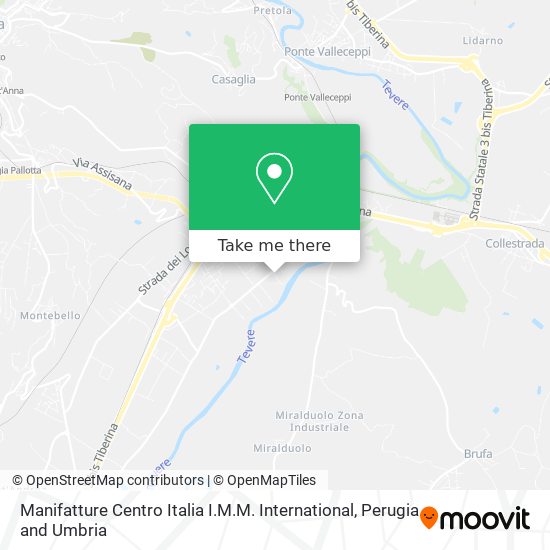 Manifatture Centro Italia I.M.M. International map