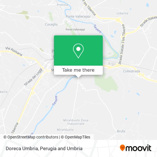 Doreca Umbria map