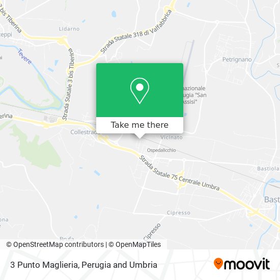 3 Punto Maglieria map