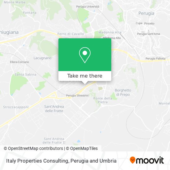 Italy Properties Consulting map