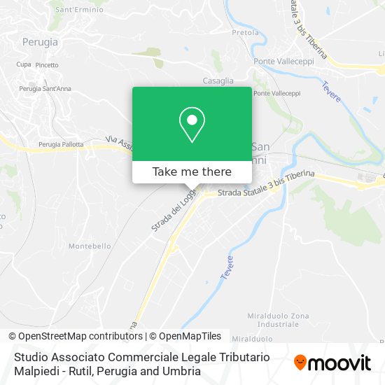 Studio Associato Commerciale Legale Tributario Malpiedi - Rutil map