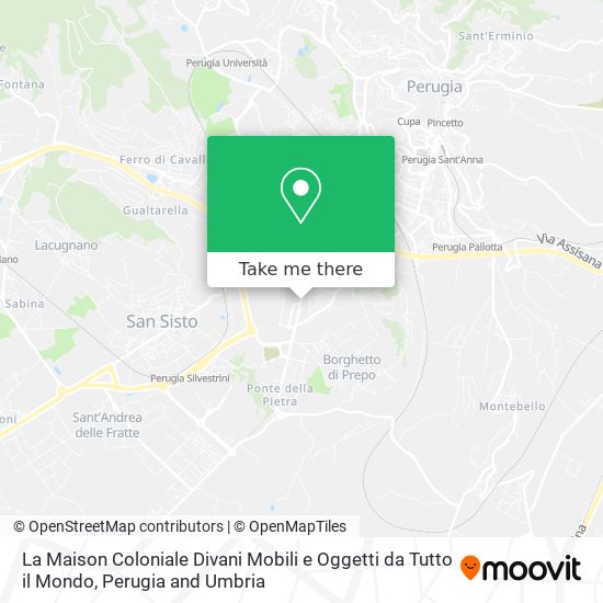 La Maison Coloniale Divani Mobili e Oggetti da Tutto il Mondo map