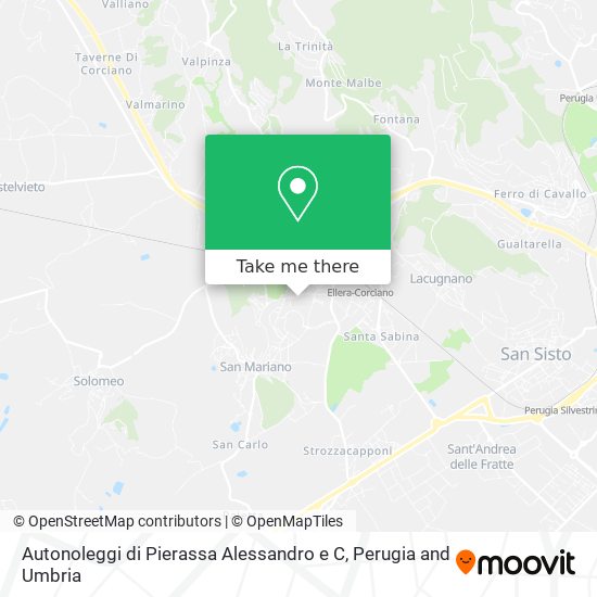 Autonoleggi di Pierassa Alessandro e C map