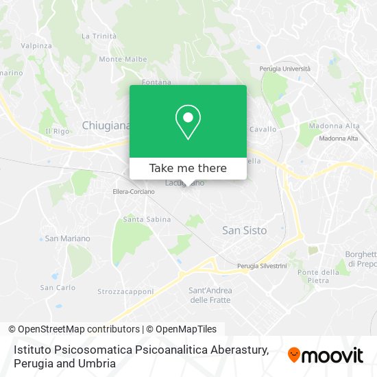 Istituto Psicosomatica Psicoanalitica Aberastury map