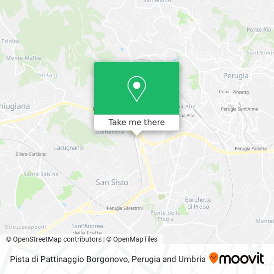 Pista di Pattinaggio Borgonovo map