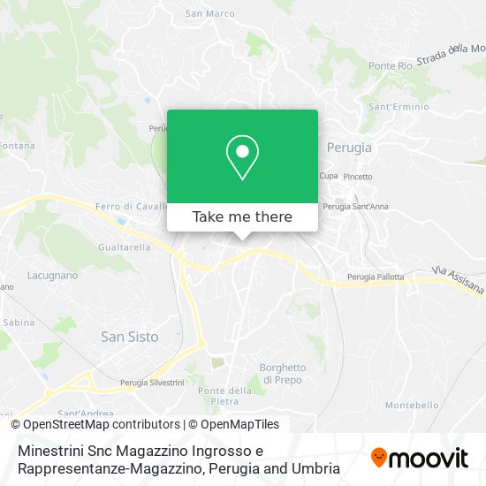 Minestrini Snc Magazzino Ingrosso e Rappresentanze-Magazzino map