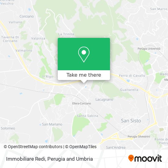 Immobiliare Redi map