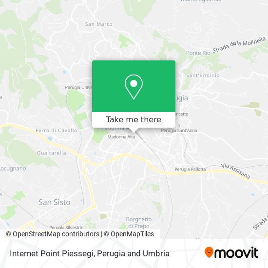 Internet Point Piessegi map