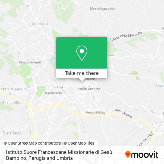 Istituto Suore Francescane Missionarie di Gesù Bambino map
