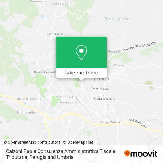 Calzoni Paola Consulenza Amministrativa Fiscale Tributaria map