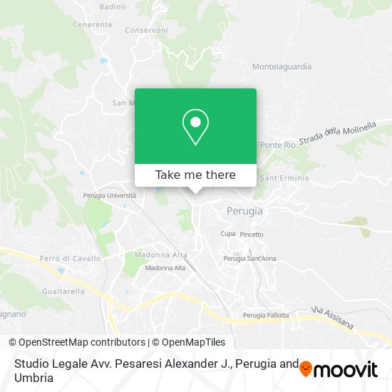 Studio Legale Avv. Pesaresi Alexander J. map