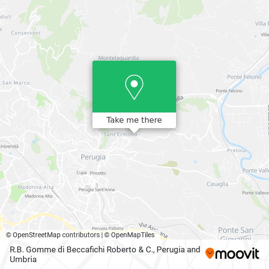R.B. Gomme di Beccafichi Roberto & C. map