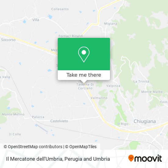 Il Mercatone dell'Umbria map