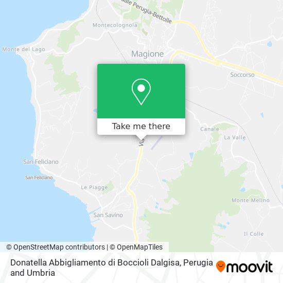 Donatella Abbigliamento di Boccioli Dalgisa map