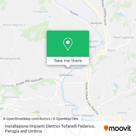Installazione Impianti Elettrici Tofanelli Federico map