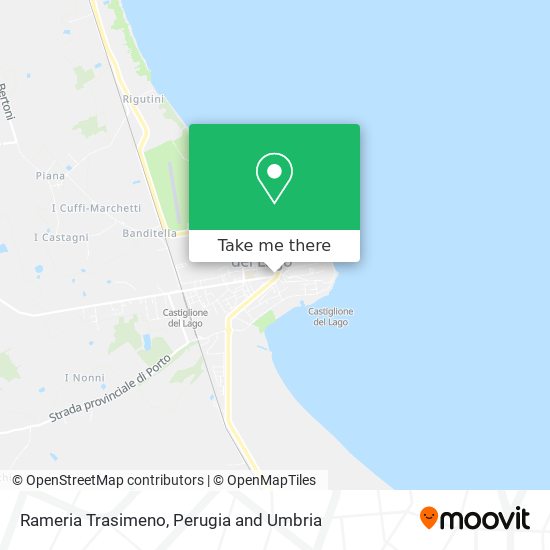 Rameria Trasimeno map