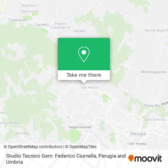 Studio Tecnico Gem. Federico Ciurnella map