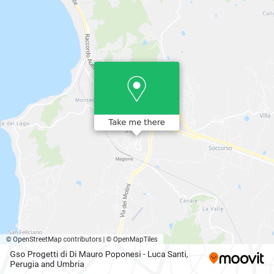 Gso Progetti di Di Mauro Poponesi - Luca Santi map