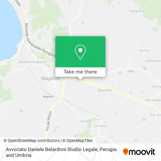 Avvocato Daniele Belardoni Studio Legale map
