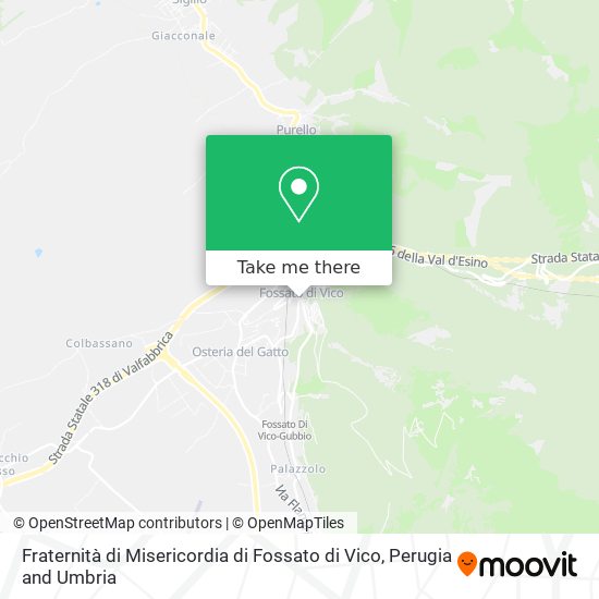 Fraternità di Misericordia di Fossato di Vico map