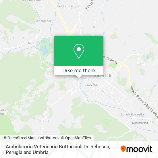 Ambulatorio Veterinario Bottaccioli Dr. Rebecca map