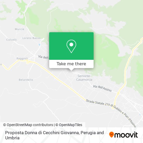 Proposta Donna di Cecchini Giovanna map