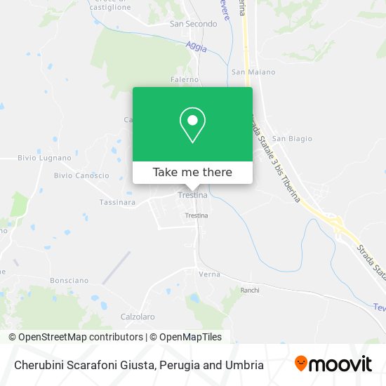 Cherubini Scarafoni Giusta map